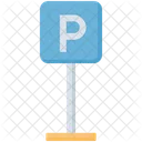 Estacionamento Estacionamento Gratuito Letra P Ícone