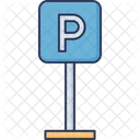 Placa de estacionamento  Ícone