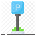 Estacionamento Prancha Poste Ícone