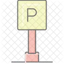 Placa De Estacionamento Estacionamento Placa Ícone