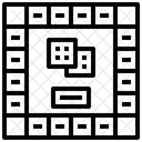 Tabuleiro De Monopolio Monopolio Jogo De Tabuleiro Ícone