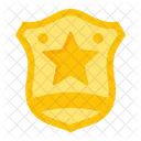 Insignia Policia Seguridad Icono