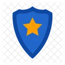 Insignia Policia Seguridad Icono