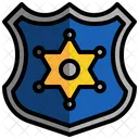 Insignia De Policia Insignia Culturas Icono