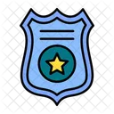 Insignia Policia Seguridad Icono