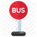 Placa de ponto de ônibus  Ícone