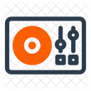 Tocadiscos Vispera De Ano Nuevo Ano Nuevo Icono