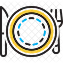 Prato Configuracao Garfo Icon