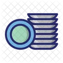 Cozinha Prato Utensilio Icon
