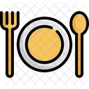 Prato Garfo Colher Icon