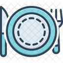 Prato Configuracao Garfo Icon