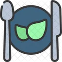 Prato Garfo Colher Icon