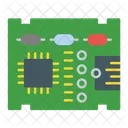 Placa Base Computadora Circuito Icon