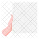 Placard Holding Hand  アイコン