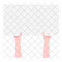 Placard Holding Hand  アイコン