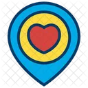 Love Location Love Place Love Point Icon