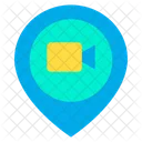 Video Recording Place Camera Place Pathholder Icon
