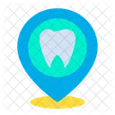치과 치과의사 위치 건강 아이콘