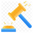 Place Bid Bidding Hammer Icon