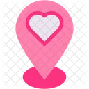 Placeholder Heart Maps And Location Icon