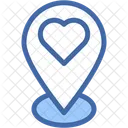 Placeholder Heart Maps And Location Icon