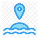 Placeholder Beach Map Pointer Icon