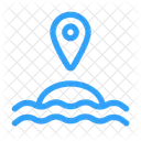 Placeholder Beach Map Pointer Icon