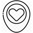 Placeholder Love Pin Icon