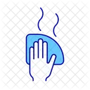 Placing warm compress  Icon