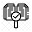 Plagiatsprufung Text Symbol