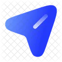 Plain Chat Square Arrow Message Icon Icon