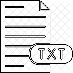 Plain Text File  Icon