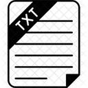 Plain text file  Icône