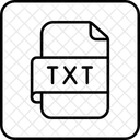 Plain Text File  Icône