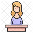 Plaintiff Character Woman Icon
