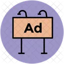 Plakatwand Schild Werbung Symbol