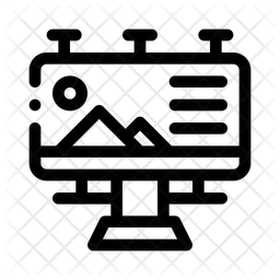 Plakatwand  Symbol
