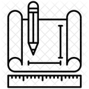 Plan Architecture Conception Icône