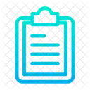 Planning Paper Clipboard Icon