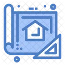 Plan Home Plan Blueprint Icon