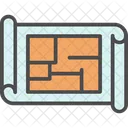 Plan Construction Layout House Plan Icon
