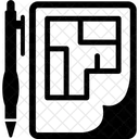 Plan architectural  Icône