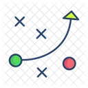 Plan Daffaires Strategique Strategie Planification Icône