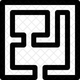 Plan d'étage  Icône