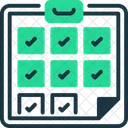 Plan De Accion Estrategia Plan Icono