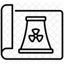 Plan De Centrale Nucleaire Icône
