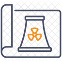 Plan De Centrale Nucleaire Icône