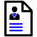 Icono De Plan De Estudios Cv Cartera Icono