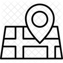 Plan De La Ville Emplacement Plan Icône