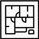 Plan de la maison  Icône